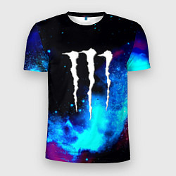 Футболка спортивная мужская Monster energy космос, цвет: 3D-принт