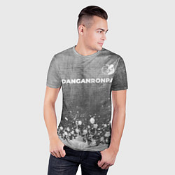 Футболка спортивная мужская Danganronpa - grey gradient посередине, цвет: 3D-принт — фото 2