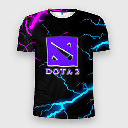 Футболка спортивная мужская Dota неоновый шторм, цвет: 3D-принт