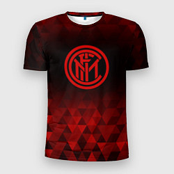 Футболка спортивная мужская Inter red poly, цвет: 3D-принт