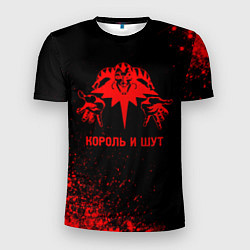 Футболка спортивная мужская Король и Шут - red gradient, цвет: 3D-принт