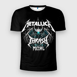 Футболка спортивная мужская Metallica group - thrash metal style, цвет: 3D-принт