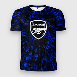 Футболка спортивная мужская Arsenal blue energy, цвет: 3D-принт