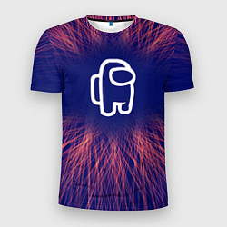 Футболка спортивная мужская Among Us red energy, цвет: 3D-принт