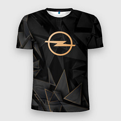 Футболка спортивная мужская Opel golden poly, цвет: 3D-принт