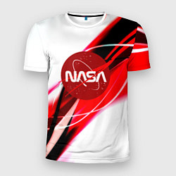 Мужская спорт-футболка Nasa абстрактные полосы
