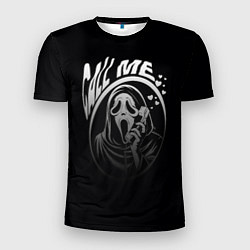 Футболка спортивная мужская Позвони мне смерть с телефоном, цвет: 3D-принт