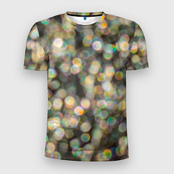 Футболка спортивная мужская Мерцающие ночные огни боке эффект, цвет: 3D-принт
