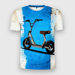 Футболка спортивная мужская Самокат с сиденьем, цвет: 3D-принт