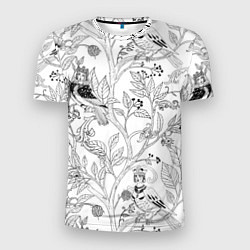 Футболка спортивная мужская Птицы Сирин, цвет: 3D-принт