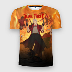 Футболка спортивная мужская Devil May Cry персонажи, цвет: 3D-принт