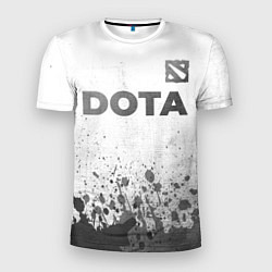 Футболка спортивная мужская Dota - white gradient посередине, цвет: 3D-принт