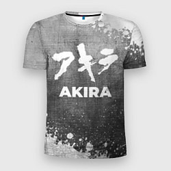 Футболка спортивная мужская Akira - grey gradient, цвет: 3D-принт