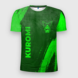 Футболка спортивная мужская Kuromi - green gradient вертикально, цвет: 3D-принт