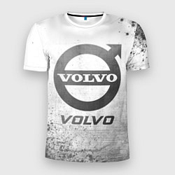 Футболка спортивная мужская Volvo - white gradient, цвет: 3D-принт