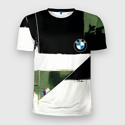 Мужская спорт-футболка BMW логотип