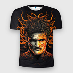 Футболка спортивная мужская The last of us - зараженный Джоел, цвет: 3D-принт