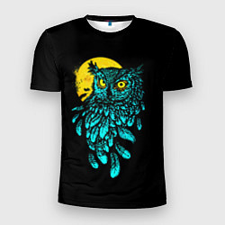 Футболка спортивная мужская Night owl, цвет: 3D-принт