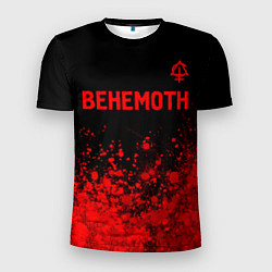Футболка спортивная мужская Behemoth - red gradient посередине, цвет: 3D-принт