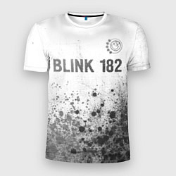 Футболка спортивная мужская Blink 182 - white gradient посередине, цвет: 3D-принт