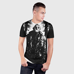 Футболка спортивная мужская Джейсон в лесу, цвет: 3D-принт — фото 2
