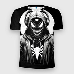 Футболка спортивная мужская Venom black, цвет: 3D-принт