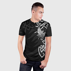 Футболка спортивная мужская Верные спутники Одина, цвет: 3D-принт — фото 2