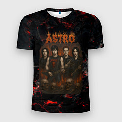 Футболка спортивная мужская Astro в стиле хэви-метал, цвет: 3D-принт
