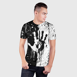 Футболка спортивная мужская Антиматерия подтеки, цвет: 3D-принт — фото 2