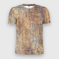 Футболка спортивная мужская Стимпанк элементы, цвет: 3D-принт