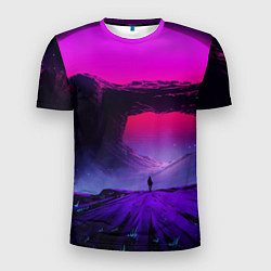 Мужская спорт-футболка A Journey on the planet