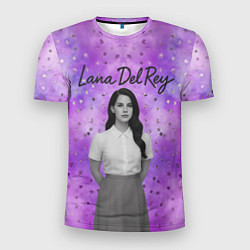 Мужская спорт-футболка Lana Del Rey в черно-белом