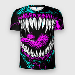 Футболка спортивная мужская Клыки венома, цвет: 3D-принт
