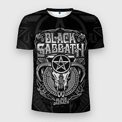 Футболка спортивная мужская Black Sabbath - goat skull, цвет: 3D-принт