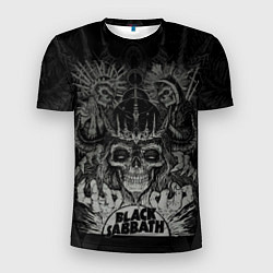 Футболка спортивная мужская Black Sabbath death skull, цвет: 3D-принт