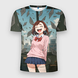 Футболка спортивная мужская Сиратори Айра смеется - Дандадан, цвет: 3D-принт