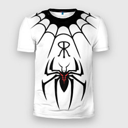 Футболка спортивная мужская Паук на белом - the web of Fate, цвет: 3D-принт