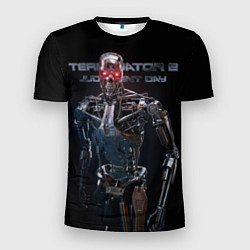 Футболка спортивная мужская T-800, цвет: 3D-принт