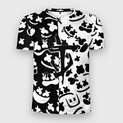 Мужская спорт-футболка Doom x Marshmello pattern
