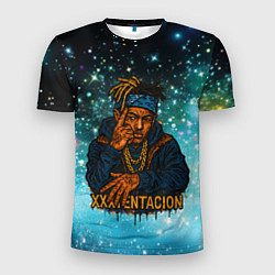 Футболка спортивная мужская XXXTentacion think about it, цвет: 3D-принт