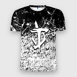 Мужская спорт-футболка Doom краски всплеск кисти