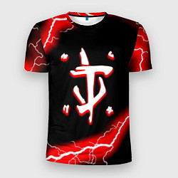 Мужская спорт-футболка Doom красный шторм