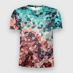 Футболка спортивная мужская Мозаика воспоминаний - текстура, цвет: 3D-принт