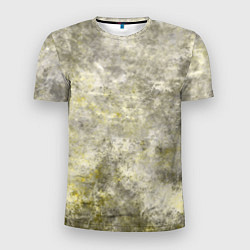 Футболка спортивная мужская Абстракция - yellow acidic liquid, цвет: 3D-принт