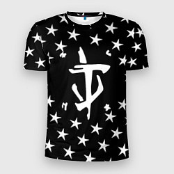 Мужская спорт-футболка Doom star