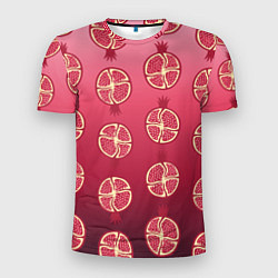 Мужская спорт-футболка Сочные гранаты