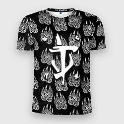 Мужская спорт-футболка Doom хищник леса