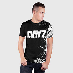 Футболка спортивная мужская Dayz брызги красок, цвет: 3D-принт — фото 2