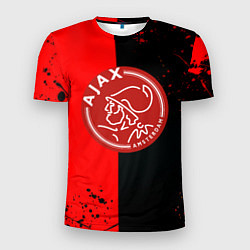 Футболка спортивная мужская Ajax текстура, цвет: 3D-принт