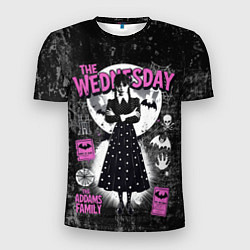 Футболка спортивная мужская Уэнсдэй из семейки Аддамс, цвет: 3D-принт